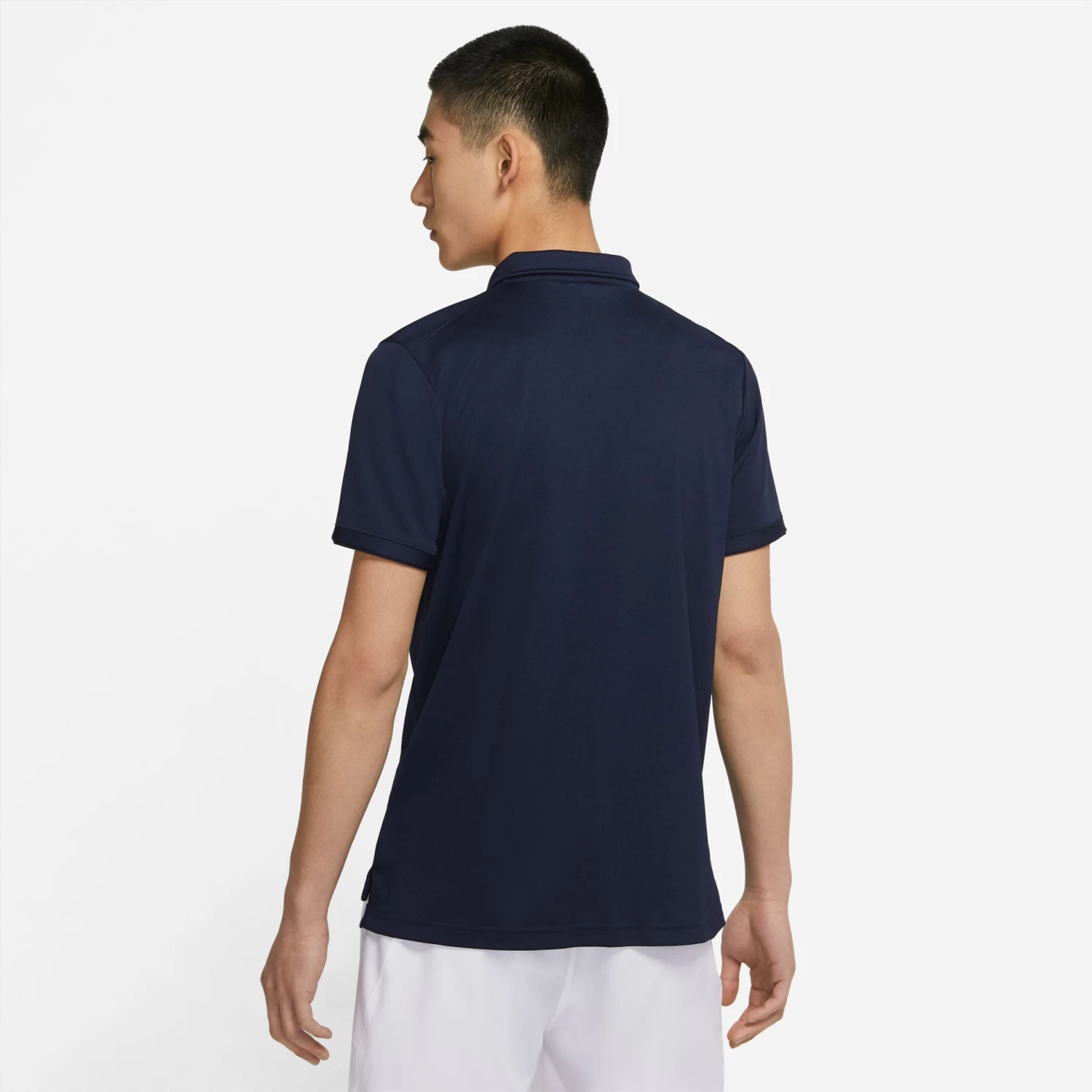 Nike Men's Dri-FIT Victory Polo (Obsidian/White) 6 Nike Men's Dri-FIT Victory Polo (Obsidian/White) - Image 4