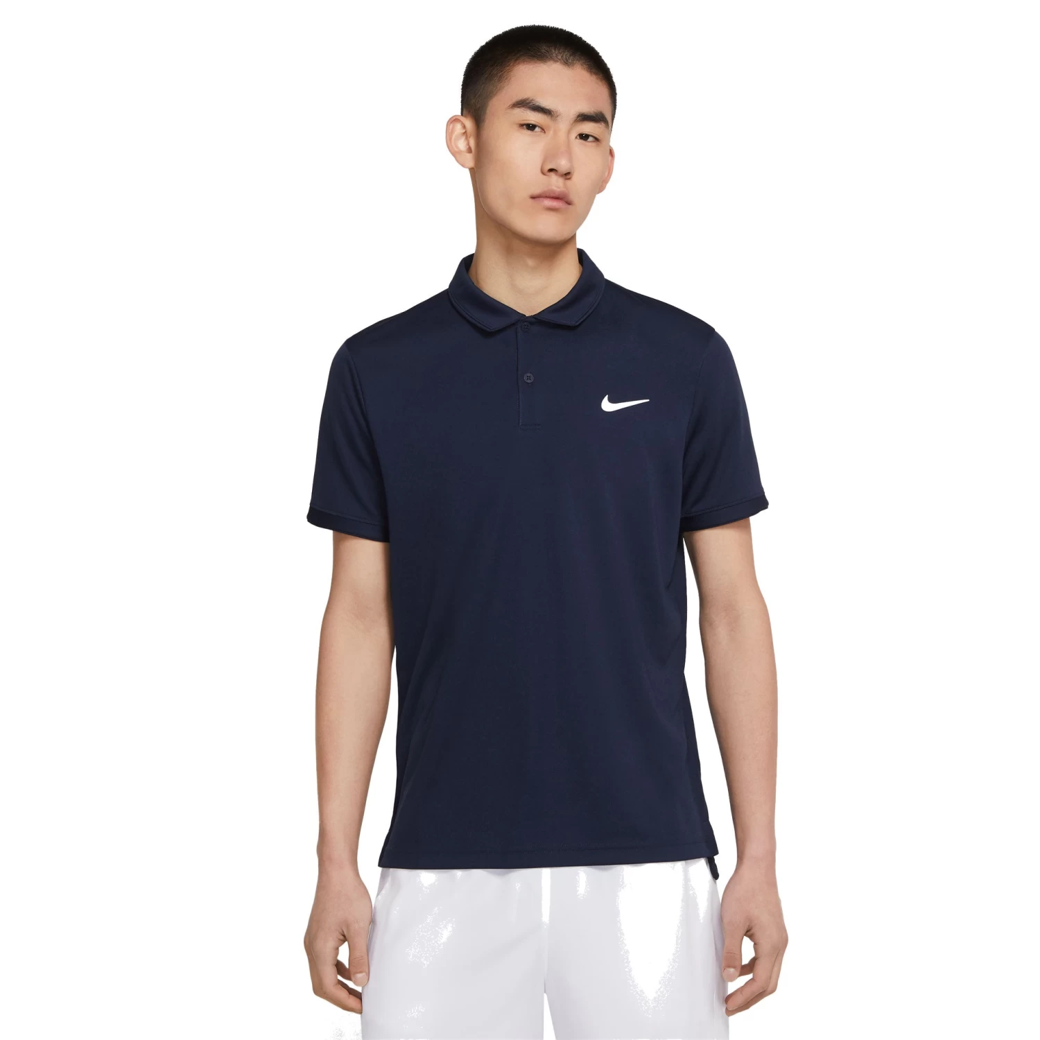 Nike Men's Dri-FIT Victory Polo (Obsidian/White) 3 Nike Men's Dri-FIT Victory Polo (Obsidian/White)