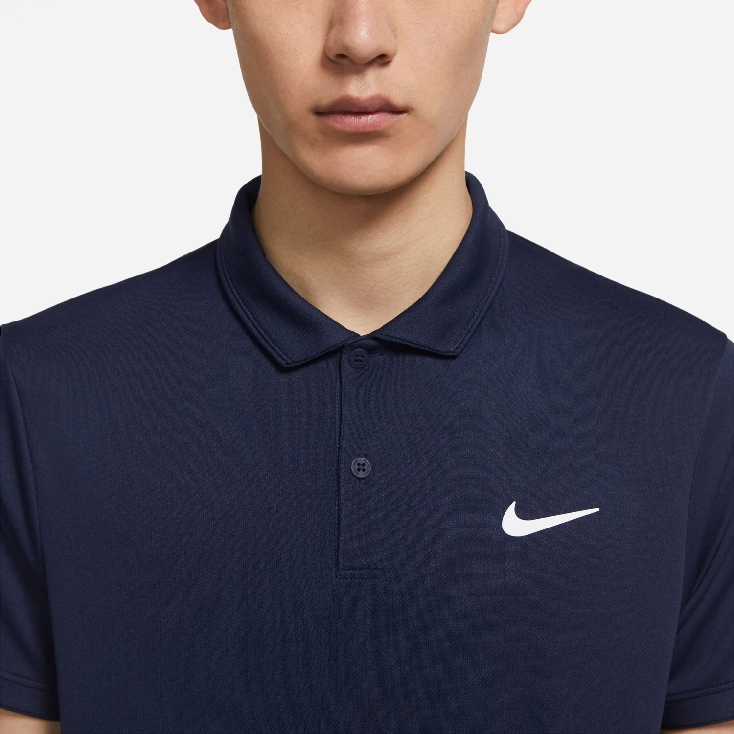 Nike Men's Dri-FIT Victory Polo (Obsidian/White) 7 Nike Men's Dri-FIT Victory Polo (Obsidian/White) - Image 5