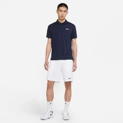 Nike Men's Dri-FIT Victory Polo (Obsidian/White) 11 Nike Men's Dri-FIT Victory Polo (Obsidian/White) -Racquet Equipment Shop CW6849 451 PHSYM003 3144