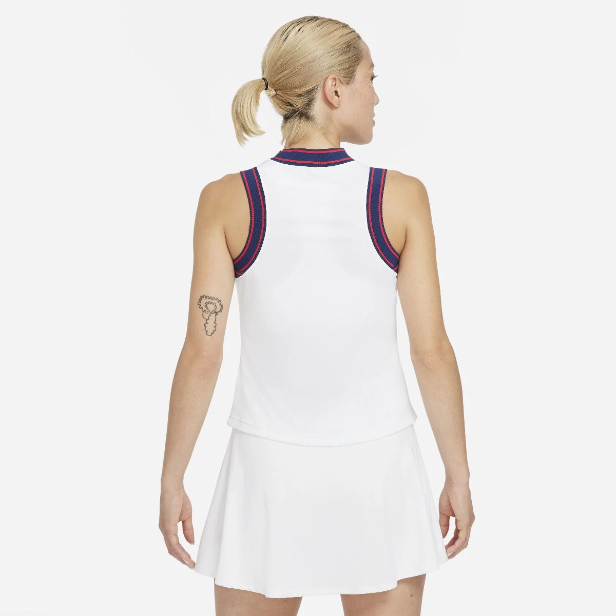 Nike Women's Dri-FIT NYC Slam Tank Top (White) 4 Nike Women's Dri-FIT NYC Slam Tank Top (White) - Image 2
