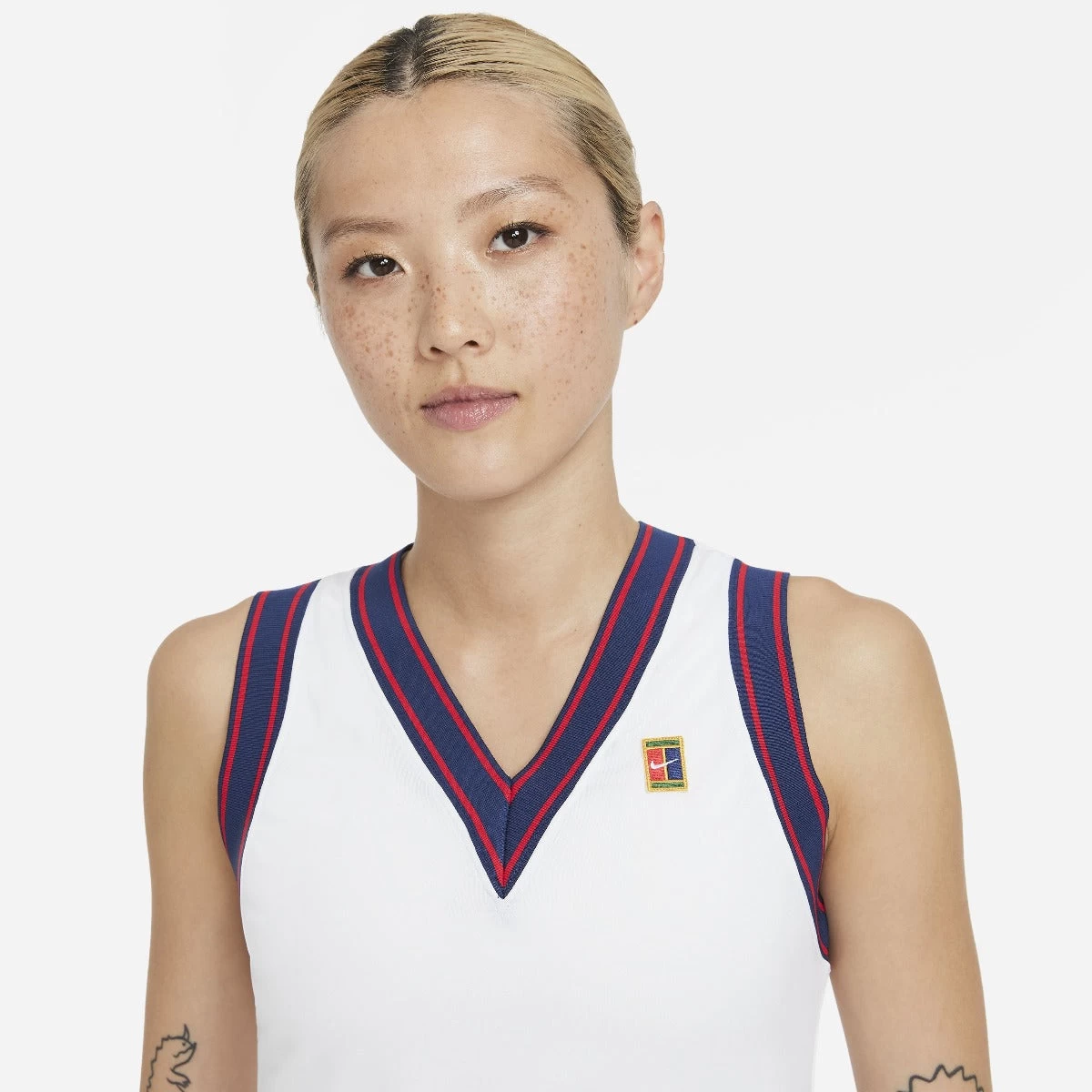 Nike Women's Dri-FIT NYC Slam Tank Top (White) 5 Nike Women's Dri-FIT NYC Slam Tank Top (White) - Image 3
