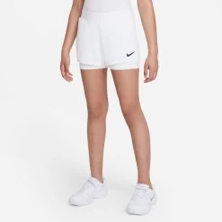 Nike Girls' Dri-FIT Victory Shorts (White/Black) 13 Nike Girls' Dri-FIT Victory Shorts (White/Black) -Racquet Equipment Shop DB5612 100 PHSFM001 3144