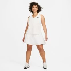 Nike Women's Dri-FIT Club Tennis Skirt (White/Black) 13 Nike Women's Dri-FIT Club Tennis Skirt (White/Black) -Racquet Equipment Shop DB5935 100 PHSYM005 3144