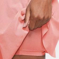 Nike Women's Dri-FIT Club Tennis Skirt (Bleached Coral) 9 Nike Women's Dri-FIT Club Tennis Skirt (Bleached Coral) -Racquet Equipment Shop DB5935 697 PHSYM002 3144