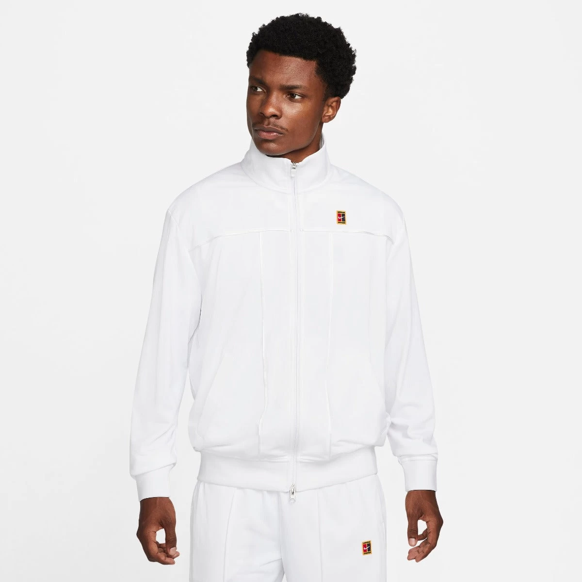 Nike Men's Core Heritage Tennis Jacket (White) 3 Nike Men's Core Heritage Tennis Jacket (White)