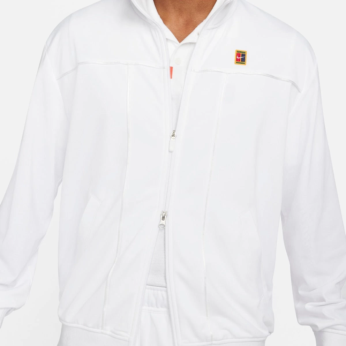Nike Men's Core Heritage Tennis Jacket (White) 6 Nike Men's Core Heritage Tennis Jacket (White) - Image 4