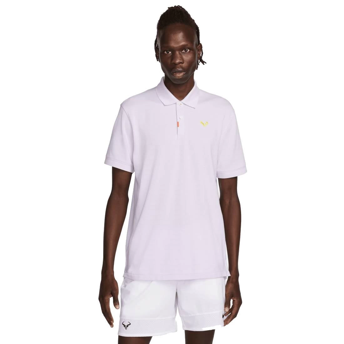 Nike Men's Dri-FIT Rafa Slim Polo (Purple/Yellow) 3 Nike Men's Dri-FIT Rafa Slim Polo (Purple/Yellow)