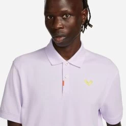 Nike Men's Dri-FIT Rafa Slim Polo (Purple/Yellow) 15 Nike Men's Dri-FIT Rafa Slim Polo (Purple/Yellow) -Racquet Equipment Shop DD8532 546 PHSYM001 3144