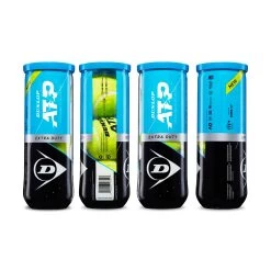 Dunlop ATP Extra Duty Tennis Balls 9 Dunlop ATP Extra Duty Tennis Balls -Racquet Equipment Shop DT19 601345 ATPEXTRADUTY 3PET 04