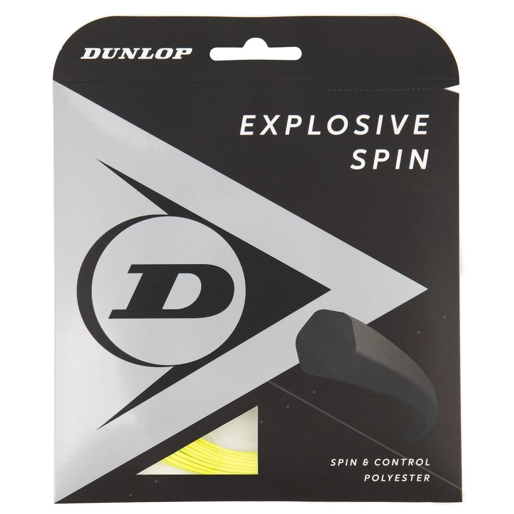 Dunlop Explosive Spin 16/1.30 Tennis String (Yellow) 3 Dunlop Explosive Spin 16/1.30 Tennis String (Yellow)