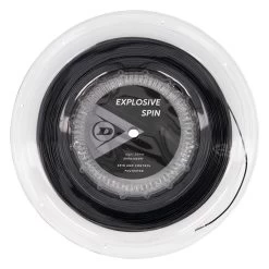 Dunlop Explosive Spin 16/1.30 Tennis String Reel (Black)