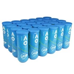 Dunlop Australian Open Extra Duty Tennis Balls - 24 Can Case