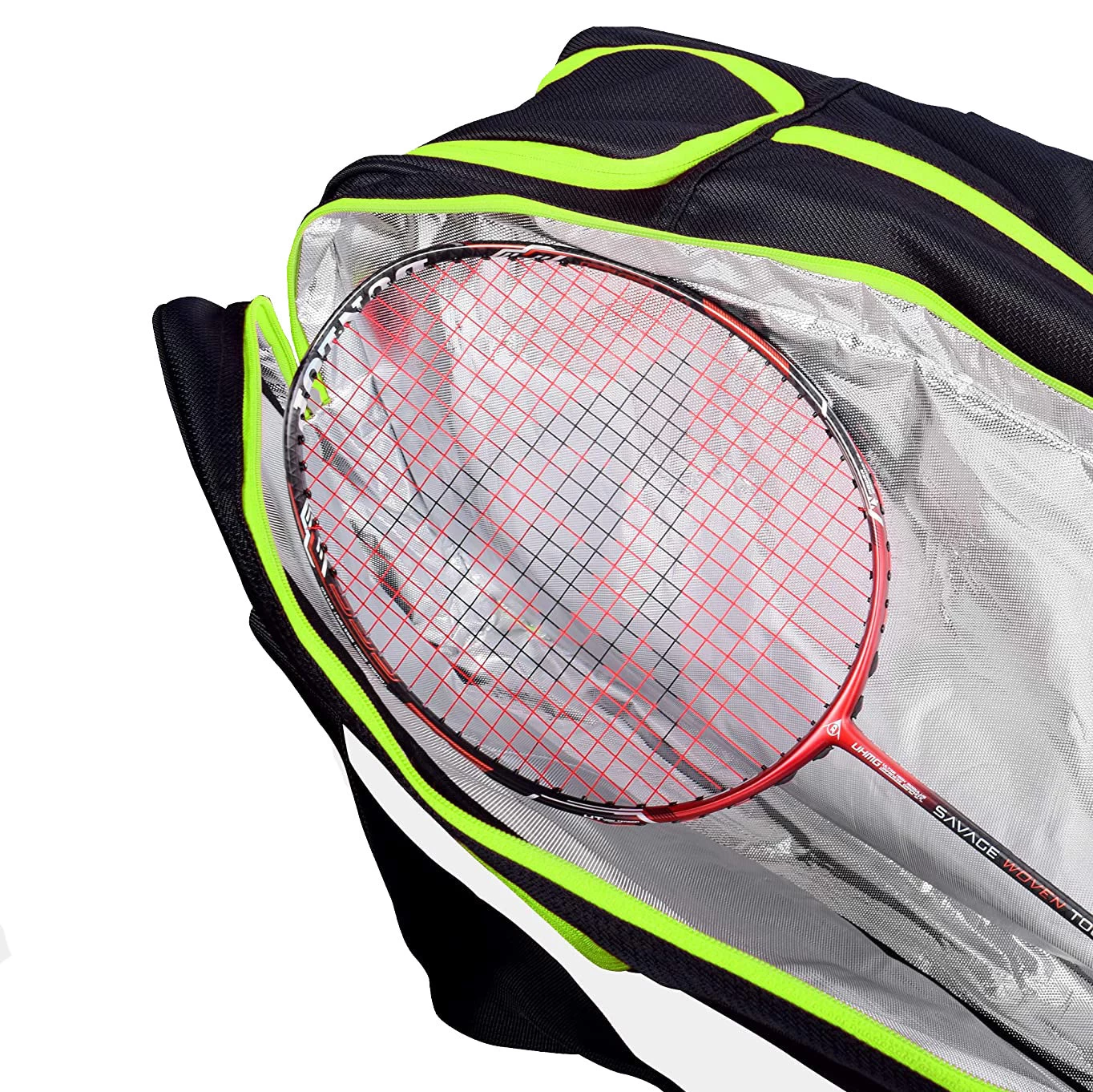 Dunlop Elite Tournament Thermo Bag (Black/Yellow) 4 Dunlop Elite Tournament Thermo Bag (Black/Yellow) - Image 2