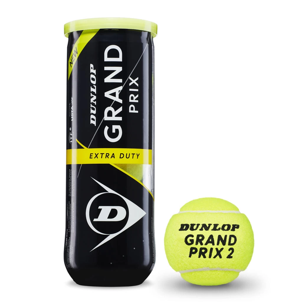 Dunlop Grand Prix Extra Duty Tennis Balls 3 Dunlop Grand Prix Extra Duty Tennis Balls
