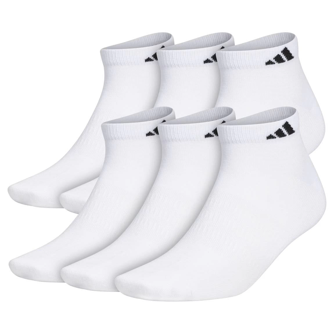 Adidas Men's Superlite Low-Cut Socks (White) 3 Adidas Men's Superlite Low-Cut Socks (White)