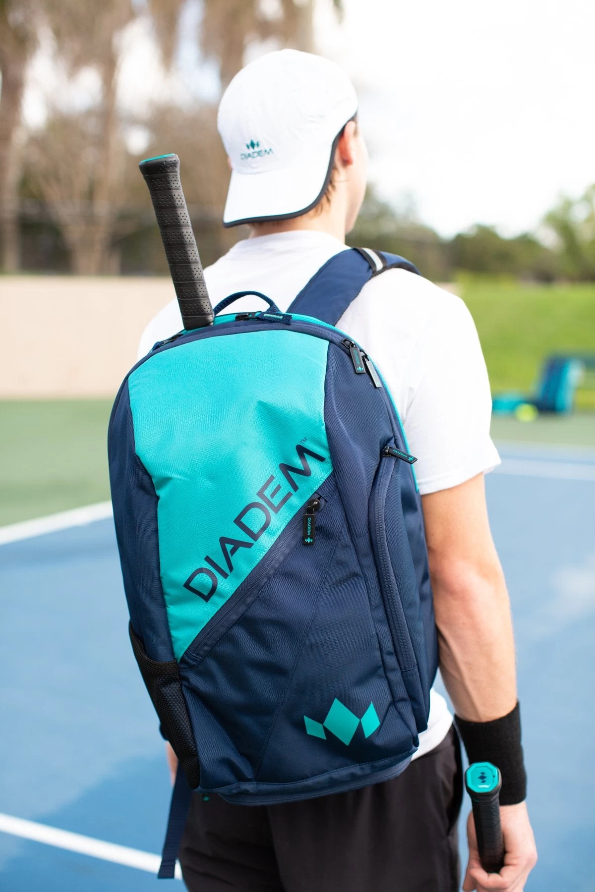 Diadem Elevate Tour Backpack Racquet Bag (Teal/Navy) 4 Diadem Elevate Tour Backpack Racquet Bag (Teal/Navy) - Image 2