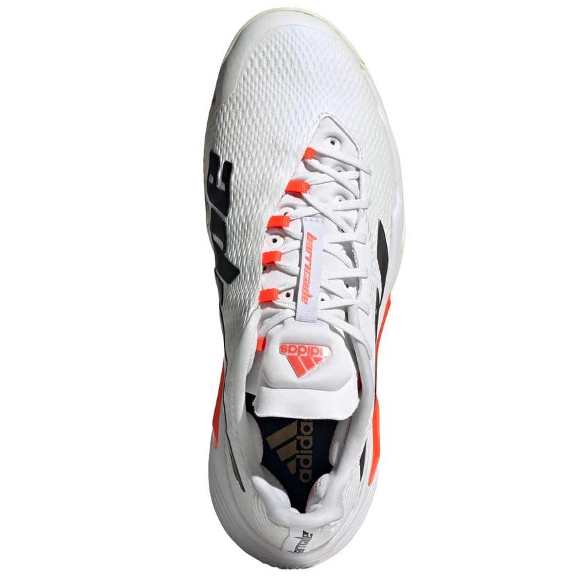 Adidas Barricade Tokyo Men's Tennis Shoe (White/Black/Solar Red) 5 Adidas Barricade Tokyo Men's Tennis Shoe (White/Black/Solar Red) - Image 3