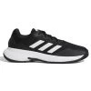 Adidas GameCourt 2 Men's Tennis Shoe (Black/White) 1 Adidas GameCourt 2 Men's Tennis Shoe (Black/White) -Racquet Equipment Shop GW2990 1 FOOTWEAR Photography SideLateralCenterView white