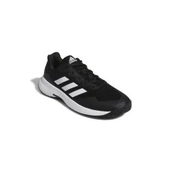 Adidas GameCourt 2 Men's Tennis Shoe (Black/White) 16 Adidas GameCourt 2 Men's Tennis Shoe (Black/White) -Racquet Equipment Shop GW2990 6 FOOTWEAR Photography FrontLateralTopView white
