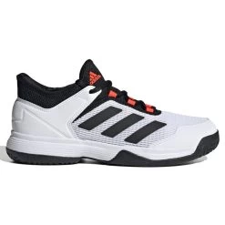 Adidas Ubersonic 4 Junior Tennis Shoe (White/Black/Red)