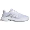 Adidas CourtJam Control Women's Tennis Shoe (White/Silver) 1 Adidas CourtJam Control Women's Tennis Shoe (White/Silver) -Racquet Equipment Shop GY1334 1 FOOTWEAR Photography SideLateralCenterView white