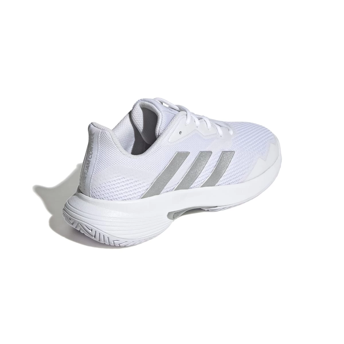 Adidas CourtJam Control Women's Tennis Shoe (White/Silver) 8 Adidas CourtJam Control Women's Tennis Shoe (White/Silver) - Image 6