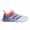 Adidas Adizero Ubersonic 4 Men's Tennis Shoe (White/Blue/Red) 2 Adidas Adizero Ubersonic 4 Men's Tennis Shoe (White/Blue/Red) -Racquet Equipment Shop GY3317 1 FOOTWEAR Photography SideLateralCenterView white