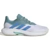 Adidas CourtJam Control Men's Tennis Shoe (Mint/Blue/White) 2 Adidas CourtJam Control Men's Tennis Shoe (Mint/Blue/White) -Racquet Equipment Shop GY4002 1 FOOTWEAR Photography SideLateralCenterView white