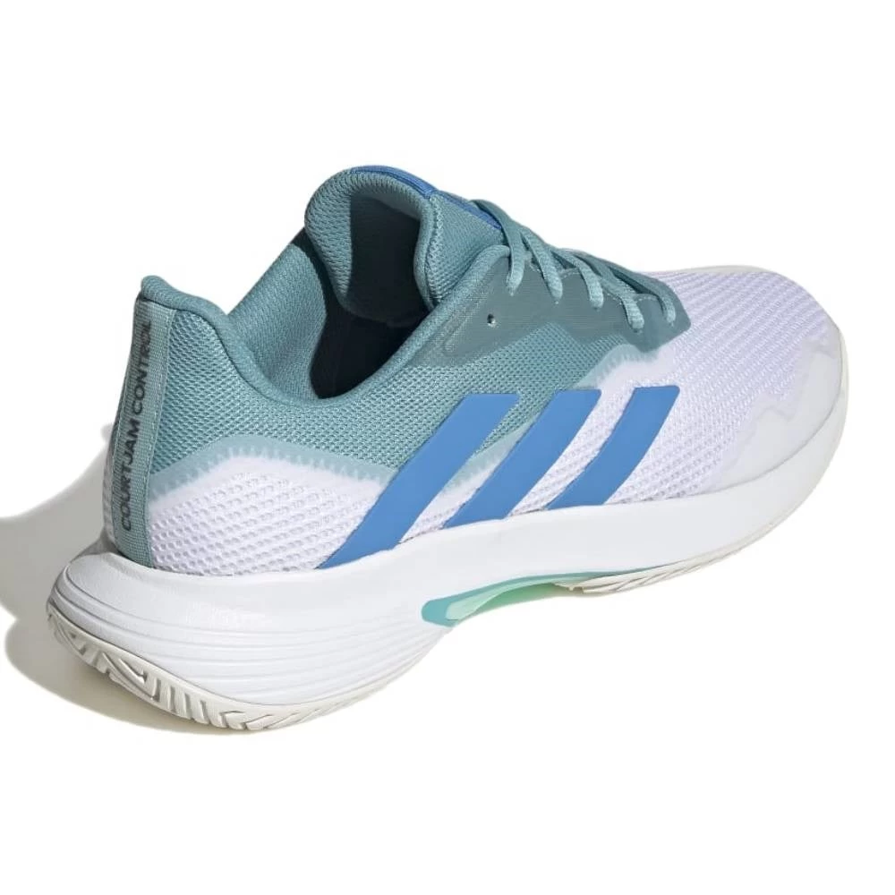 Adidas CourtJam Control Men's Tennis Shoe (Mint/Blue/White) 8 Adidas CourtJam Control Men's Tennis Shoe (Mint/Blue/White) - Image 6