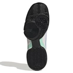 Adidas Barricade Junior Tennis Shoe (White/Blue) 11 Adidas Barricade Junior Tennis Shoe (White/Blue) -Racquet Equipment Shop GY4017 3 FOOTWEAR Photography BottomView white