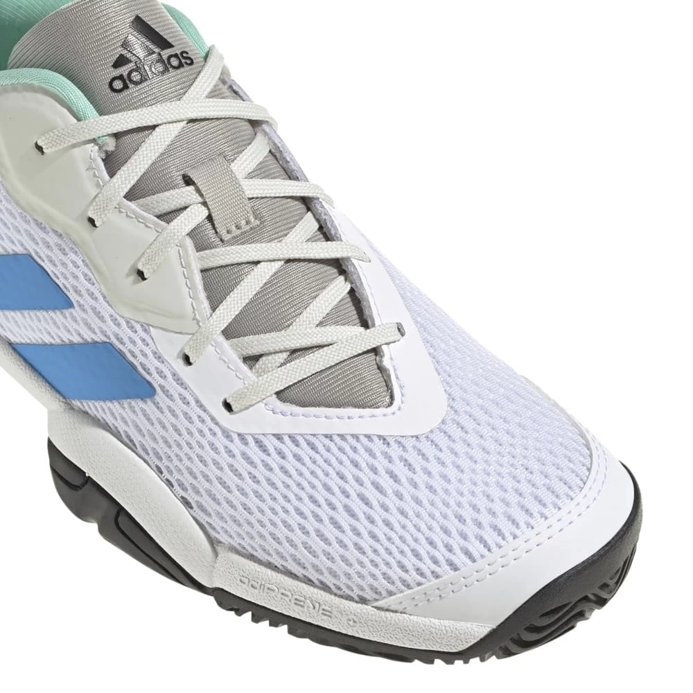 Adidas Barricade Junior Tennis Shoe (White/Blue) 5 Adidas Barricade Junior Tennis Shoe (White/Blue) - Image 3