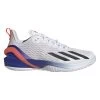 Adidas Adizero Cybersonic Men's Tennis Shoe (White/Black) 1 Adidas Adizero Cybersonic Men's Tennis Shoe (White/Black) -Racquet Equipment Shop GY9634 1 FOOTWEAR Photography SideLateralCenterView transparent