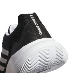 Adidas GameCourt 2 Women's Tennis Shoe (Black/White) 17 Adidas GameCourt 2 Women's Tennis Shoe (Black/White) -Racquet Equipment Shop GZ0694 9 FOOTWEAR Photography DetailView2 white