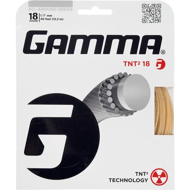 Gamma TNT2 18/1.17 Tennis String (Natural) 3 Gamma TNT2 18/1.17 Tennis String (Natural)