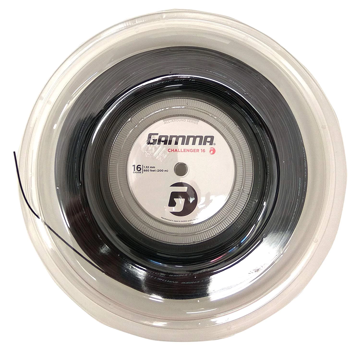 Gamma Challenger Synthetic Gut 16/1.30 Tennis String Reel (Black) 3 Gamma Challenger Synthetic Gut 16/1.30 Tennis String Reel (Black)