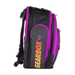 Gearbox Backpack - Court (Purple Accent With Red/Yellow Gradient) -Racquet Equipment Shop GearboxCourtBackpack2