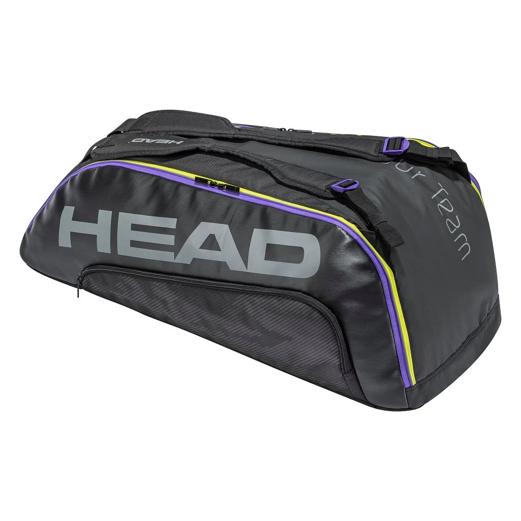 Head Tour Team Supercombi 9 Pack Racquet Bag (Black/Purple) 3 Head Tour Team Supercombi 9 Pack Racquet Bag (Black/Purple)
