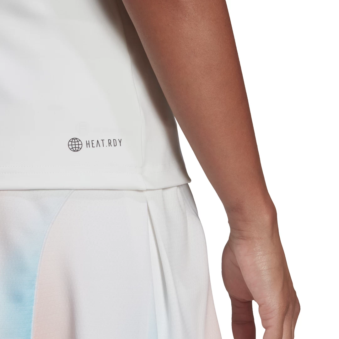 Adidas Women's Tennis Y-Tank Top (White) 9 Adidas Women's Tennis Y-Tank Top (White) - Image 7