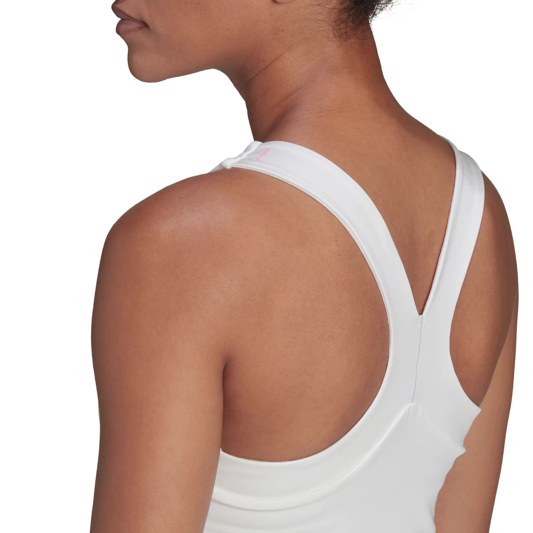 Adidas Women's Tennis Y-Tank Top (White) 8 Adidas Women's Tennis Y-Tank Top (White) - Image 6