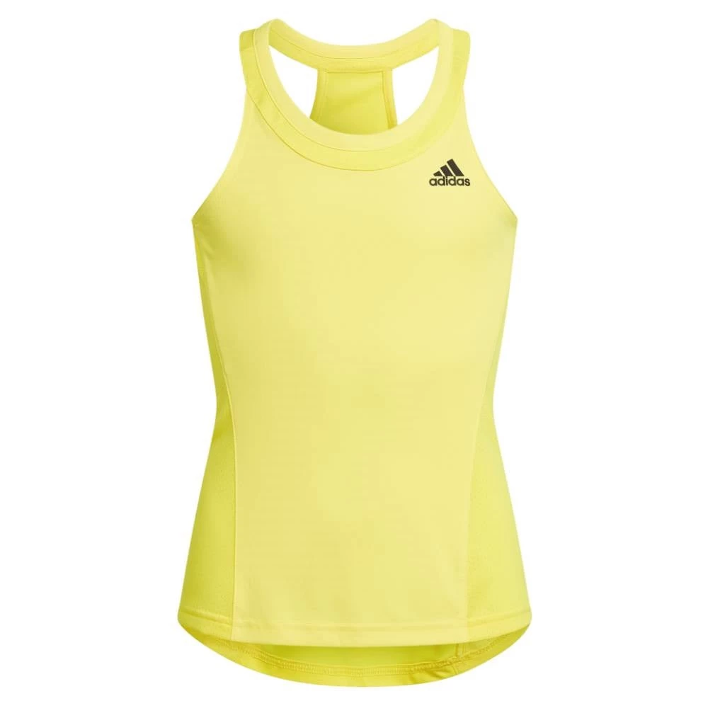 Adidas Girl's Club Tank Top (Beam Yellow) 3 Adidas Girl's Club Tank Top (Beam Yellow)