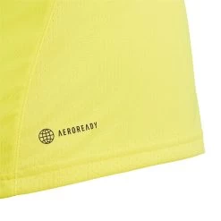 Adidas Girl's Club Tank Top (Beam Yellow) 11 Adidas Girl's Club Tank Top (Beam Yellow) -Racquet Equipment Shop HN6304 4 APPAREL Photography DetailView1 transparent