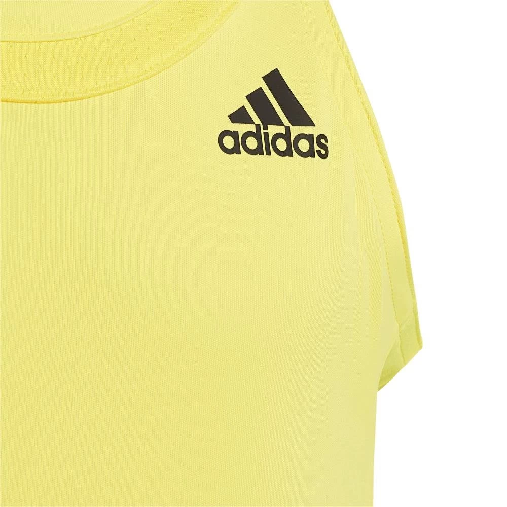 Adidas Girl's Club Tank Top (Beam Yellow) 6 Adidas Girl's Club Tank Top (Beam Yellow) - Image 4