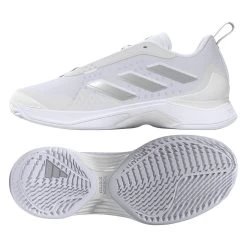 Adidas Avacourt Women's Tennis Shoe (White) -Racquet Equipment Shop HQ8404 1 FOOTWEAR 3D Rendering StandardView transparent 1