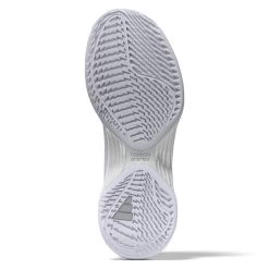 Adidas Avacourt Women's Tennis Shoe (White) -Racquet Equipment Shop HQ8404 2 FOOTWEAR 3D Rendering BottomView transparent 1