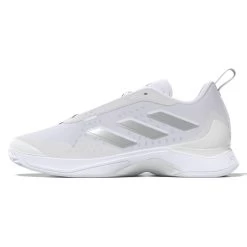 Adidas Avacourt Women's Tennis Shoe (White) -Racquet Equipment Shop HQ8404 4 FOOTWEAR 3D Rendering SideLateralView transparent 1