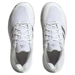 Adidas GameCourt 2 Women's Tennis Shoe (White) 12 Adidas GameCourt 2 Women's Tennis Shoe (White) -Racquet Equipment Shop HQ8476 3 FOOTWEAR Photography TopPortraitView transparent