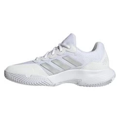 Adidas GameCourt 2 Women's Tennis Shoe (White) 10 Adidas GameCourt 2 Women's Tennis Shoe (White) -Racquet Equipment Shop HQ8476 5 FOOTWEAR Photography SideMedialCenterView transparent