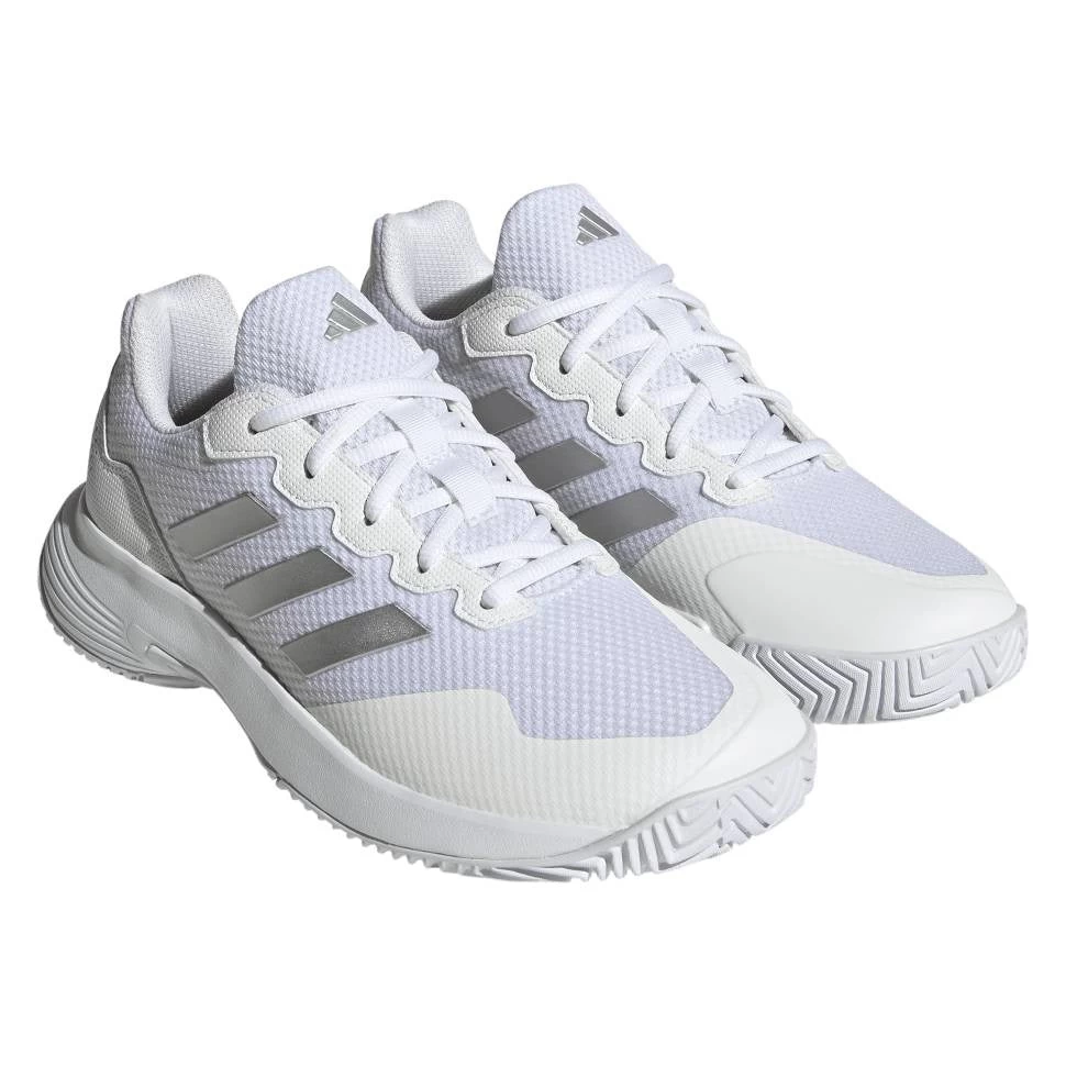 Adidas GameCourt 2 Women's Tennis Shoe (White) 4 Adidas GameCourt 2 Women's Tennis Shoe (White) - Image 2