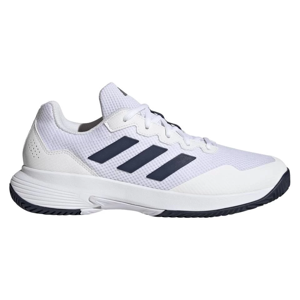 Adidas GameCourt 2 Men's Tennis Shoe (White/Navy) 3 Adidas GameCourt 2 Men's Tennis Shoe (White/Navy)